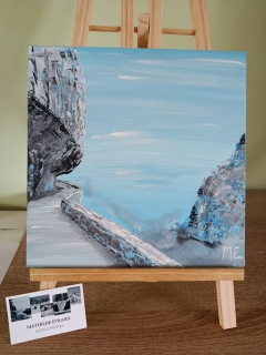 Combe Laval en lumière bleue - Falaises vertigineuses, CLIQUER