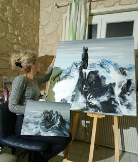 mathilde-evrard-art - Massif du Mont Blanc