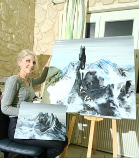 mathilde-evrard-art - Massif du Mont Blanc