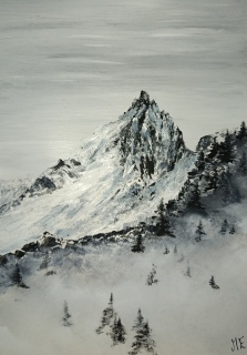 L'imposante Meije - Massif de l'Oisans