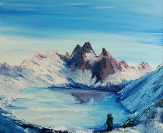 l'admiratrice des lacs roberts - Massif de Belledonne