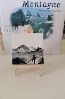mathilde-evrard-art - Serie cyclisme sur mini toiles