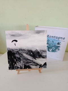 mathilde-evrard-art - Série parapente sur mini toiles